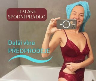 Pamatuješ si ten první moment, kdy sis oblékla naše italské prádlo? Ten měkký dotek. Ten pocit jistoty, ženskosti… skoro...